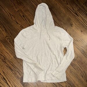 On the Byas Light Gray Hoodie Sweater